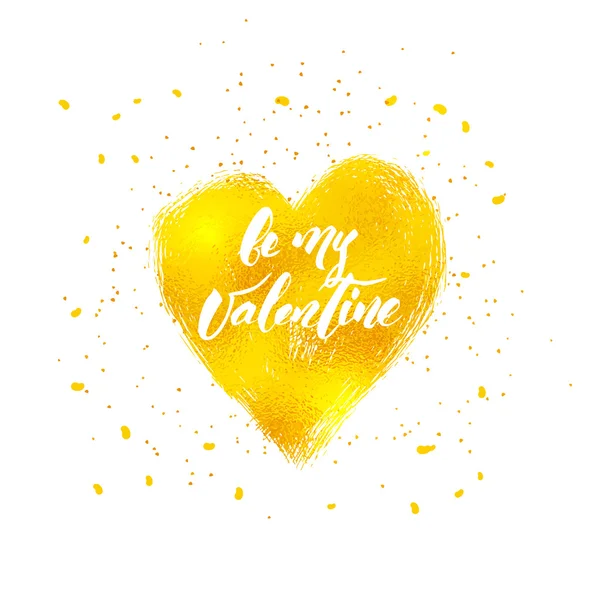 Meine valentine Hand Schriftzug. — Stockvektor