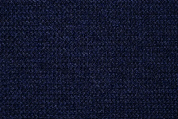 Blue knitted fabric — Stock Photo, Image