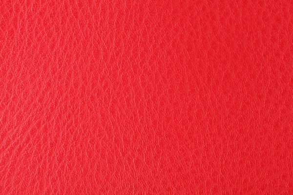 Background with texture of scarlet leather — Stock Photo, Image