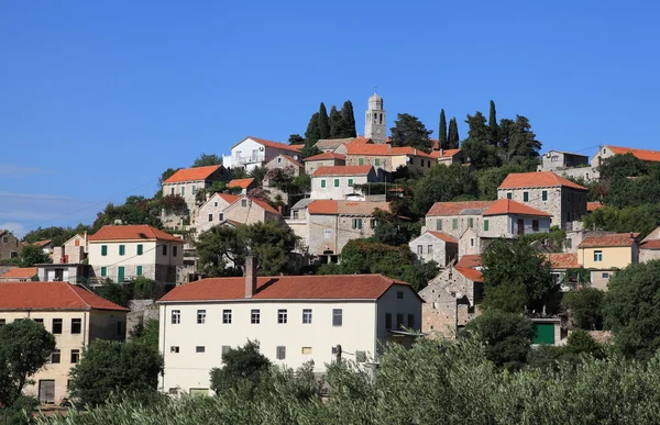 View on the village Vrisnik — Stock Photo, Image