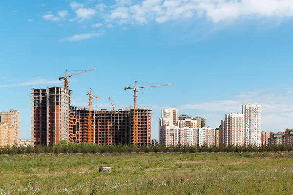 Kazan yeni yüksek binalar inşaat. Tataristan.