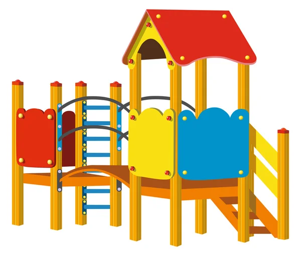 Zona de juegos para niños — Vector de stock