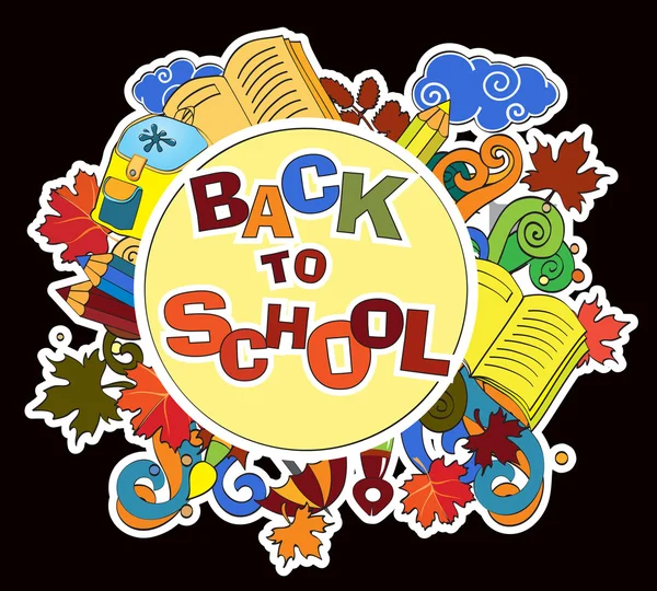 Welcome back to school. — Stock Vector