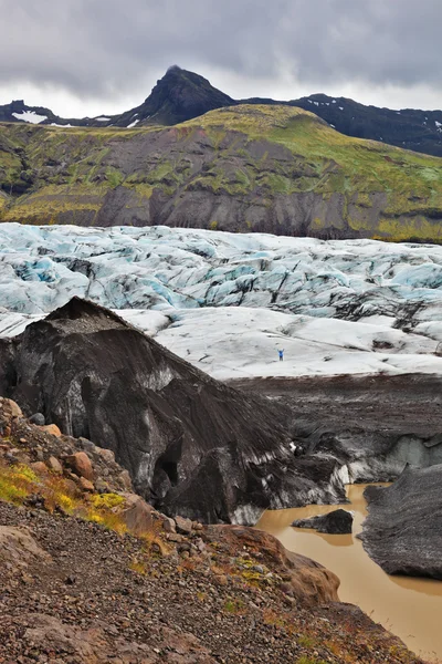 The huge glacier Vatnajokull — Stockfoto