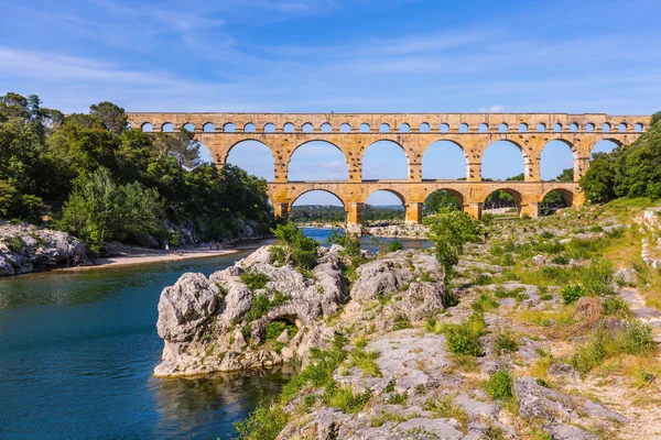 A ponte foi construída na época romana — Fotografia de Stock