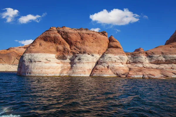 Stausee powell auf dem Fluss colorado — Stockfoto