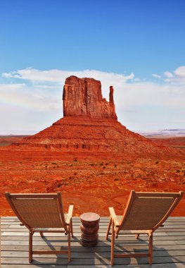 Navajo Vadisi içinde kırmızı kumtaşı