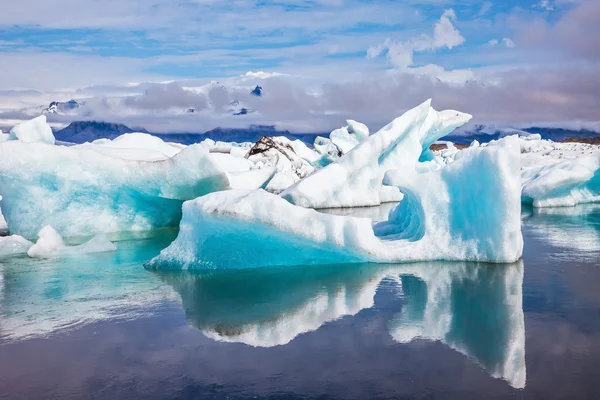 Flutuante gelo, Islândia — Fotografia de Stock