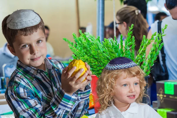 Holiday market in Jerusalem — Stock Fotó