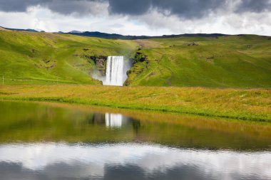  Abounding şelale Skogafoss