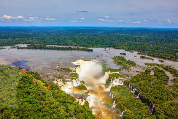 Djävulens strupe vattenfall i Sydamerika — Stockfoto