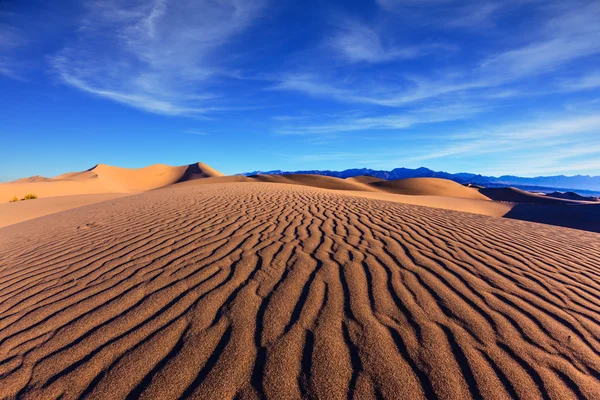 Mattina nella pittoresca parte della Valle della Morte — Foto Stock