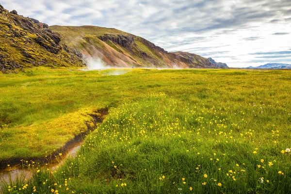 White nights in Iceland — Stock Photo, Image