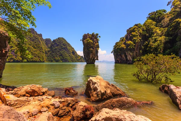 Isla en el mar de Andamán — Foto de Stock