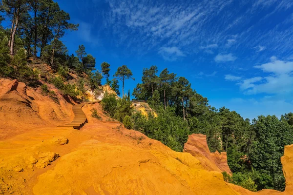 Unique red and orange hills — Stock Photo, Image