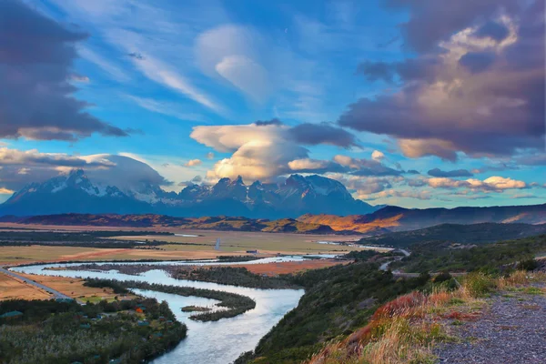 Irrer Wind über Patagonien — Stockfoto