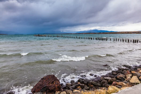 Stretto di Magellano estate a Punta Arenas — Foto Stock