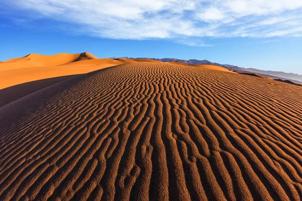 Dunas de areia em Death Valley, EUA — Fotografia de Stock