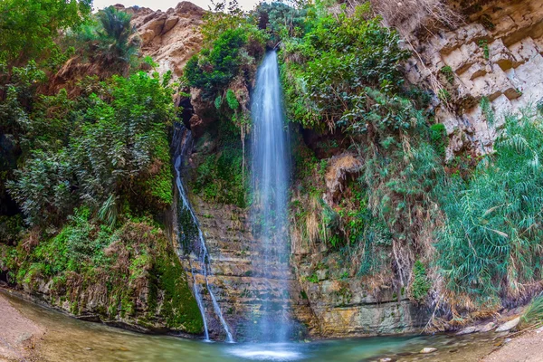 Watervallen Shulamit in Ein Gedi — Stockfoto