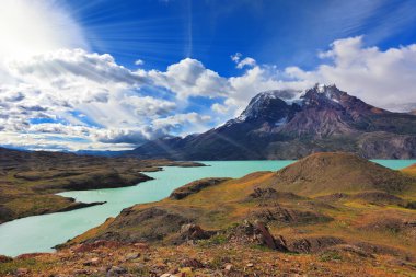  National Park Torres del Paine   clipart