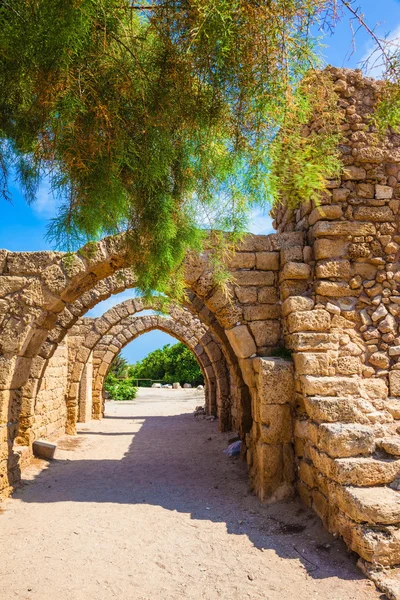 Caesarea, a Földközi-tenger. Izrael — Stock Fotó