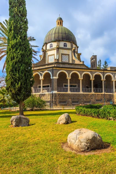 Igreja dedicada às Bem-aventuranças — Fotografia de Stock