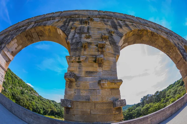 Aqueduto Pont du Gard na Europa — Fotografia de Stock