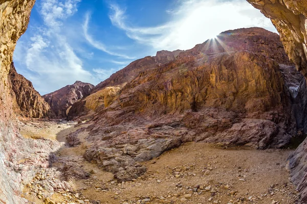 Canyon nero nell'antica Eilat — Foto Stock