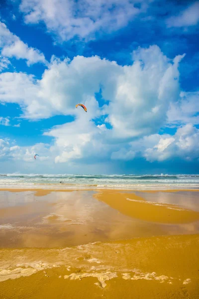 Praia em Tel Aviv — Fotografia de Stock