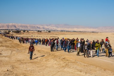 Ürdün Nehri ziyaret ettikten sonra Hacı yürüyüş