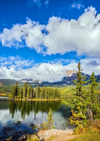 Le matin d'automne à Pyramid Lake — Photo