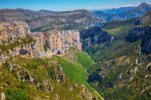 Fransa'da dağ kanyonu — Stok fotoğraf