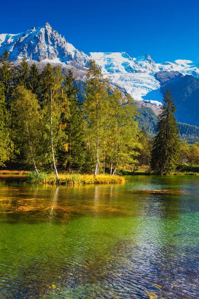 The mountain resort of Chamonix, Haute-Savoie — Stock Photo, Image