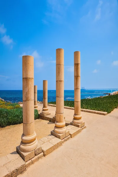 Parque Nacional Cesareia na costa do Mediterrâneo — Fotografia de Stock