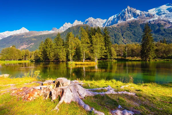 Horské středisko Chamonix — Stock fotografie