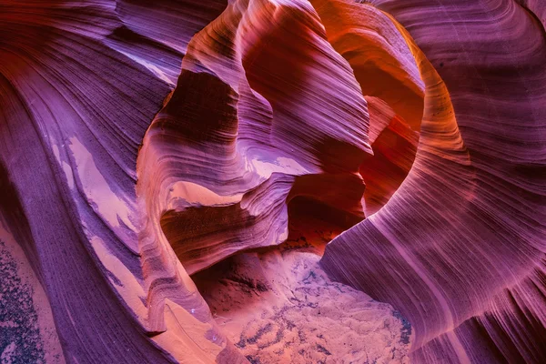 Colored fantastic slot canyon Antelope — Stock Photo, Image