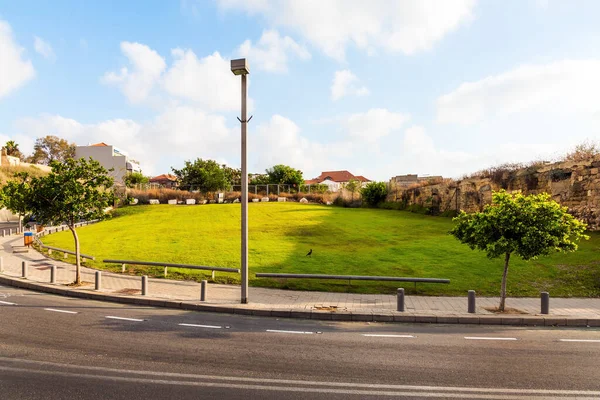 Collina Abrasha Park Tramonto Yaffo Vecchio Una Delle Città Più — Foto Stock