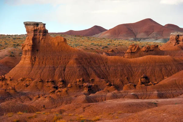 Escénico Parque Estatal Utah Goblin Valley Estados Unidos Hoodoo Formaciones — Foto de Stock