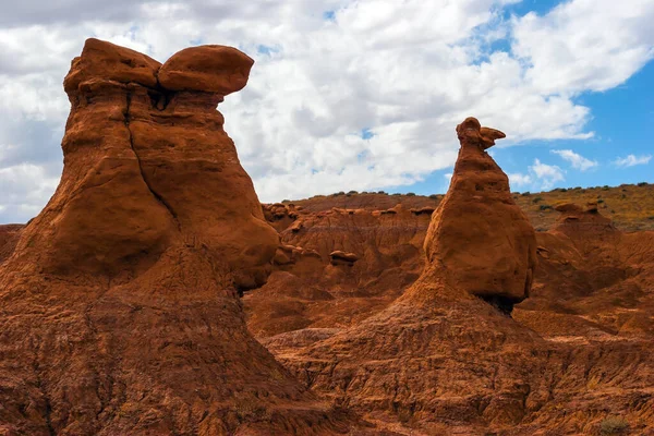 Usa Scenic Utah State Park Goblin Valley Hoodoo Geological Formations — Stock Photo, Image