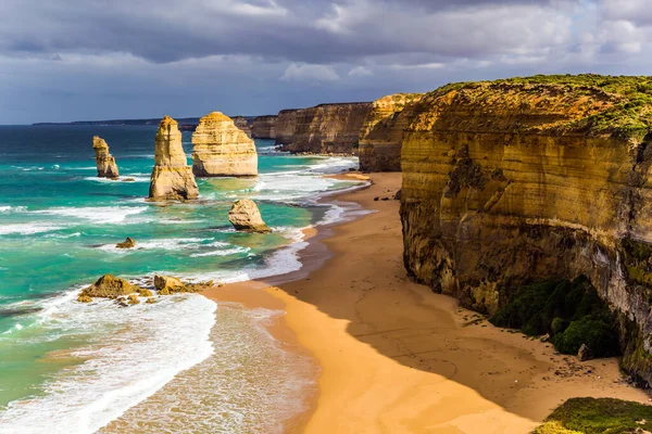Reise Nach Australien Magisches Morgenlicht Der Pazifikküste Nahe Melbourne Berühmte — Stockfoto