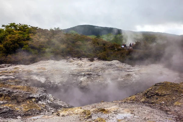 Inferno Crater Lake Una Grande Sorgente Termale Waimangu Vulcanic Rift — Foto Stock