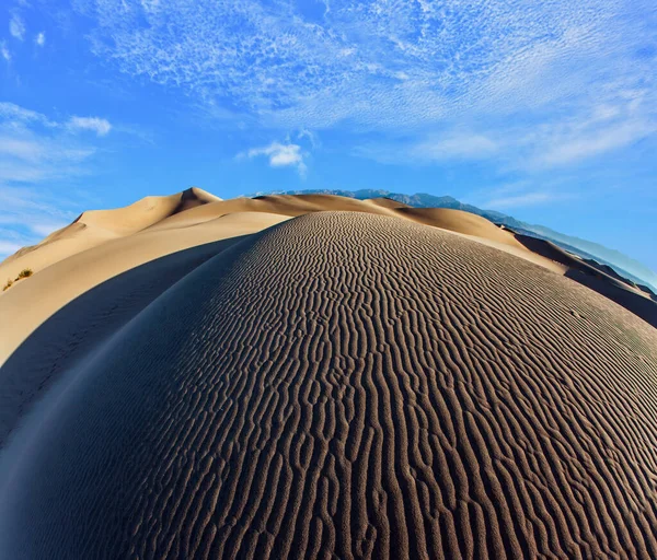 Mesquite Flat Sand Dunes Een Pittoresk Deel Van Death Valley — Stockfoto
