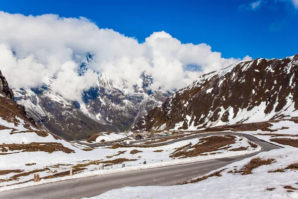 Grossglockner Turistik Yolu Avusturya Nın Ünlü Panoramik Yolu Hohe Tower — Stok fotoğraf