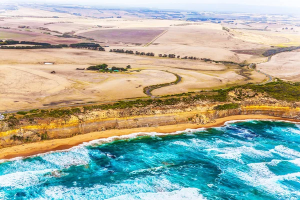 Austrália Port Campbell National Park Doze Apóstolos Grupo Penhascos Pedra — Fotografia de Stock