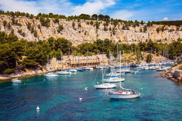 Στη Γαλλία Calanques Είναι Αξιοθέατα Της Προβηγκίας Γραφικοί Κόλποι Του — Φωτογραφία Αρχείου