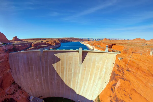 Hayattaki Iyi Yolculuk Colorado Nehri Nin Karşısındaki Glen Canyon Barajı — Stok fotoğraf