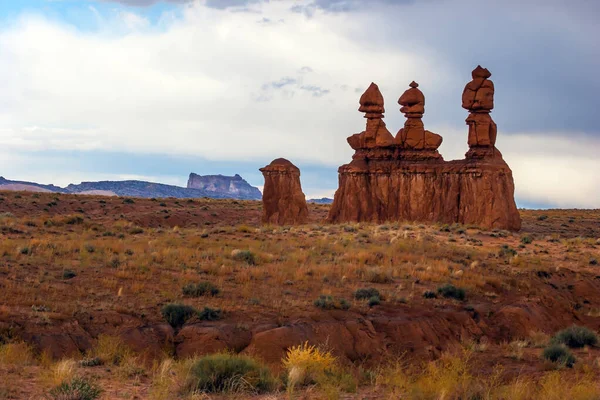 Scenic Utah State Park Goblin Valley Verenigde Staten Hoodoo Geologische — Stockfoto