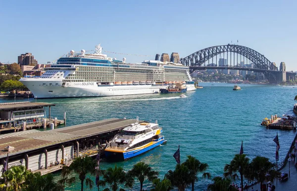 Sidney Australien Der Berühmte Hafen Von Sydney Bootsfahrt Auf Einem — Stockfoto