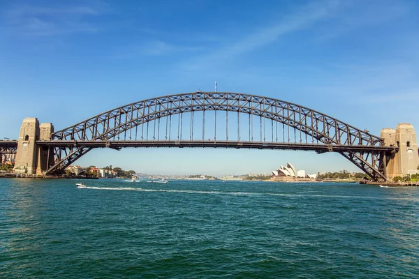 Ausztrália Sydney Dél Wales Fővárosa Kikötői Híd Sydney Harbor Bridge — Stock Fotó
