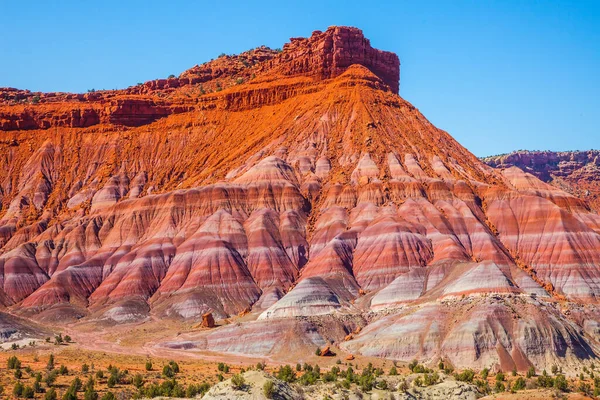Grandiosa Berg Röd Sandsten Arizona Utah Paria Canyon Vermilion Cliffs — Stockfoto